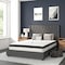 Flash Furniture Full Size Dark Gray Fabric Platform Bed & Mattress HG-BM10-46-GG - alternate 1